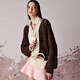 CHARLES/KEITH25 autumn new product knot hand-held crossbody small square dumpling bag CK2-30271635 Cream milk white S