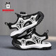 Sandalias de punta de niños Summer 2025 Nuevas zapatillas de playa para niños Medium grandes para niños Sandalias de deportes de SOLP SPORT SOLO TBDK983 NEGRO 32 Longitud de zapatos 20.5cm