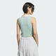 
adidas [Jinlang Sports] Women's Three-leaf Crocodile Short Sports Tight Lapel Vest KE3894 Color M