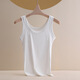 Yalu brand threaded cotton suspender vest for women wearing slim fit and slim large size suspender inner top shirt base vest for women 1478# coffee L [110-130Jin [Jin equals 0.5 kg]]
