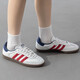 Adidas women's shoes 2025 spring new T-toe shoes retro genius shoes VL COURT 3.0 sports shoes IH4881/bright white/deep indigo/victory red 36