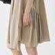 JNBY [Same Model in Shopping Mall] 25 summer new dress with short sleeves loose round neck 5P4G13790 285/mikhaki M