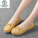 Pics d'été semelles plates chaussures haricots creux à semelle douce chaussures de femmes décontractées chaussures hremphes mères infirmières chaussures blanches femmes enceintes femmes single 6629 creux blanc 40