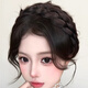 Jiaoxuefei Jiaoxuefei fishbone braid wig headband brown and black new twist braid hairpin hair bundle headband braided headwear