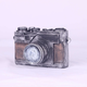 Sanqihu American Retro Creative Camera Model Ornament Store Home Decoration Coffee Shop European Craft Geschenk Plaid 16803 Rot