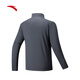 ANTA Zero Pressure Shell丨Fleece Stand Collar Sports Jacket Men's Winter Water-Repellent Warm Top Commuting Executive Jacket