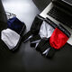 
Shantou Lincun fitness thongs for men's sexy low waist double thong underwear pure and sexy personality and one-piece style to avoid gay black M 80-100Jin [Jin equals 0.5 kg]