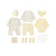 Yeehoo Baby Gift Box high -end newborn clothes baby birth gift Bacterbinomy cotton giving gift full moon 12 pieces