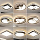 Opudakochi Deckenlampe Wohnzimmer Guangdong Zhongshan Schlafzimmer Wohnzimmer Deckenlampe moderne einfache Studiengang Balkon Lampe Neue Stil 9215 Aromatische Form 50 cm schwarz drei Farben