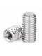 Jingong 304 Edelstahl Hexagon Flat-End-Anziehenschraube GB77 Kopfloser Maschinenmessschraube M3M4M5M6M8M10M12L M6*12200 Stücke