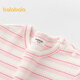 Balabala shopping mall same style baby girl T-shirt suit camisole two-piece autumn outfit red and white tone 00461 80
