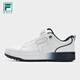 FILA Xu Long's 1911 soft spike golf shoes men's shoes BOA sports shoes comprehensive training shoes golf bright white-BW 40
