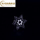 SNQP men's brooch suit brooch plated with platinum navigator polestar gold silver retro collar silver platinum polestar brooch + cufflink cover
