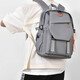 Großkapazität Herren Rucksack Casual Travel Computer Bag Female High School Junior High School School Rucksack College Rucksack Gray 28.5*13*41 cm