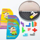 Lingnuo UK Intelligence Pyramid Development Intelligence Magic Beads Детские логические мышления тренировочные игрушки День День День День День День.