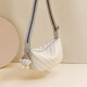 
MARIE CLAIRE brand bag women's bag light luxury 2025 new model women's crossbody single shoulder bag dumpling bag birthday gift for girlfriend beige spot coal ball hanging ornament for labubu hanging ornament