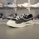 LI-Ning Casual Schuhe Herrenschuhe 2025 Sommer Neuer Modetrend Light Segel Canvas Schuhe modische Low Top AGCV065 Schwarz/Weiß AGCV065-1 42