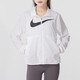 耐克（NIKE）外套女装夏季新款户外健身运动服时尚立领防风休闲夹克 白色 S