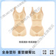 兰缪 (LAMIU)旗袍专用塑身连体衣女夏薄款强力收腹提臀紧身美体塑形束身衣 粉底液肤+粉底液肤 M 【推荐体重85-100斤】