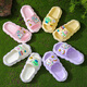 Ormenwe children's slippers summer cute cartoon indoor non-slip slippers for boys and girls ER-QY-01 pink 28 28-29