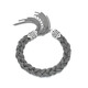 Fat Donglai's same style twist bracelet S925 silver bracelet for women with tassels, intricate braids, retro handmade silver ornaments, silver 925 bracelet, weight 28 grams