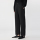 Jnby [même modèle dans le centre commercial] 25 Summer Nouveau pantalon occasionnel lâche 5p4e13540 001 / Ce noir M