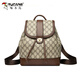 Woodpecker Backpack polyvalent pour femmes Texture décontractée à la mode