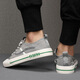 Sustyle Luxury haut de gamme Chaussures masculines Chaussures blanches haut de gamme respirant 25 nouvelles chaussures en toile pour hommes décontractés de cartes de soie glace de glace blanc 39