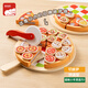 Figani Children's House Playing Mini Kitchen Toys Hamburguesa para niños y niñas + pizza + helado