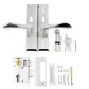 Auburn door lock indoor bedroom door lock adjustable panel door handle lock body wooden door lock old door lock replaced with new lock 603