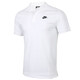 Nike (NIKE) polo shirt T-shirt 2025 new men's breathable running training fitness cycling white stand collar shirt short sleeves official FN3895-100 L 130-150Jin [Jin equals 0.5 kg]
