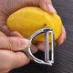 
Sauce German stainless steel paring knife potato peeling artifact apple melon padding kitchen fruit household multi-functional scraper thickened paring knife [flat peeling blade style]
