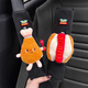 Ye Yu Car Seat Belt Shoulder Cover Cartoon Children's Seat Belt Anti-Strangle Seat Belt Decorative Car Supplies One Pair Black Two Toy French Fries Spoons Hamburger Spoons