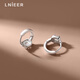 LnieerS925 Silver Sugar Cube Earrings Women's Ear Piercing Earrings Light Luxury High-end Earrings Earrings Studs Fashionable and Versatile Popular Earrings S925 Silver Sugar Cube Earrings