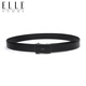 Elle Homme Herrengürtel Business Fashion Automatischer Schnalle -Gürtel, Top -Layer -Kuhspurgürtel, Herren 3235 Black 110 cm Geschenkbox