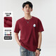 220G reines Baumwoll 2025 Gletscherblaues Kurzarm-T-Shirt für Frauen im Sommer T-Shirt Sweet Student Top B701yl 1692 Brew XL