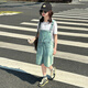 G.Duckkids Girls Girls Grap Borts для женщин Summer Thin 2025 Новый стиль Слим и маленький возраст, уменьшающий возраст, набор подвески с широкой ногой 120 см.