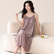 Cat Man Suspender Nightgown For Women in Summer Color Modal Cotton 2025 Nouveau pyjamas avec poitrine PORT ANTI-CONVEX POSTES PEUT PORTÉ DES VOITS À LA MAISON [SLING NIGHGOWN] 06M11303 M [Suggérer du poids 70-95 Jin [Jin est égal à 0,5 kg]]]
