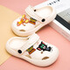 Children's slippers boys and girls hole shoes cartoon new style boys' shit feel home baby indoor anti-slip slippers DL1555-2 pink 29 -30 (inner length 20cm)