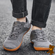 GPHF Japanese big-foot shoes with big swollen toes and swollen ankle bones and valgus high instep shoes over-the-foot shoes fracture shoes non-slip soft-soled shoes A038 dark gray 37