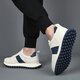 
NOSSKISS International Luxury Brand Men's Shoes 2025 Summer Breathable New Genuine Leather Casual Forrest Gump Shoes Versatile White Shoes White 41 Equals Sport Shoes 42 Size
