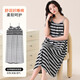 Montagut Nightgown (Montagut) Chightgown pour femmes en été modale couleur coton Robe pyjamas mince Summer avec des coussinets de poitrine pour l'usure en plein air J-11303 M