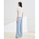 
IEF/Aiyi Fashion Set 2025 Summer New Korean Style Fashion Casual Sports Style Slimming Top and Lower Pants White S
