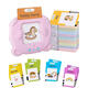 Burjuman Ancient Poesie frühe Bildungskartenmaschine Kinder Toy Card Insert Machine Zweisprachige Lernmaschine Lernmaschine Baby Frühschulkartenmaschine Lesen Pink Xiongbao 336 Alte Gedichte 224 Chinesische und englische Inhalte
