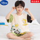 Disney little milk dragon children's pajamas summer boy pure cotton short sleeve shorts boy teenager cartoon home clothing set T693# Come on reading person [pure cotton set] 165 S size (suggested height 143-153)