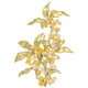 Violet Manlihua Brooch High-end Women's Exquisite Osmanthus Brooch Brooch 520 Gift Trend Champagne Gold