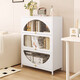 
Moloo steel dustproof bookcase with glass door household storage cabinet multi-layer floor-standing children's bookshelf iron cabinet gray 5 doors-long 900*width 350*height 1695mm
