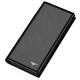Seven Wolf Men's Wallet Long Business Fashion Gift Box Powder Pacific Multi-Card Bit two folding folding cotton clips Black silver tag boxes 3A131321-01
