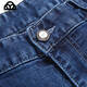 Jeep Spirit Jeep printemps et été en coton mince jean homme d'âge moyen de l'âge moyen de grande taille, grande taille décontractée papa respirant long 3891 Zhonglan Thin Style 36 [2 pieds 9]