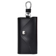 Luyide Real Leather Key Bead Mudiffint Multifunt Multifunt Care Caue Chain для женской талии висят маленькую домашнюю сумку для подвесной пряжки - черный